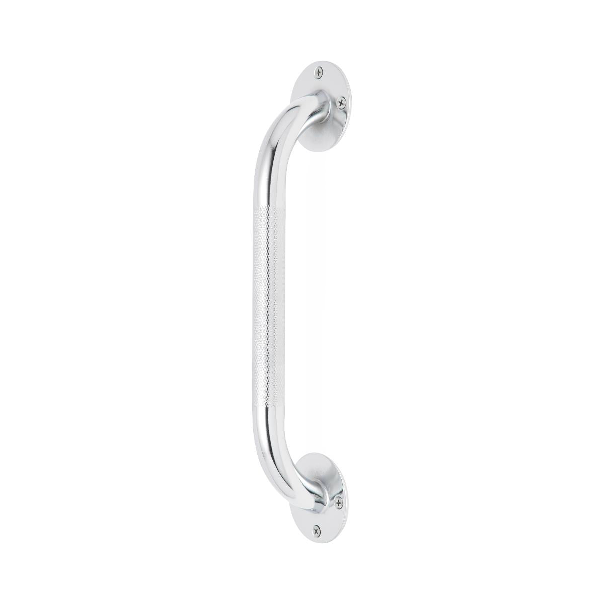 Knurled Chrome Grab Bars - Safety Support Bars for Bathroom & Home | Multiple Sizes