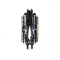 Medline Hybrid 2 Transport Wheelchair - Convertible Mobility Chair with 300 lb Capacity