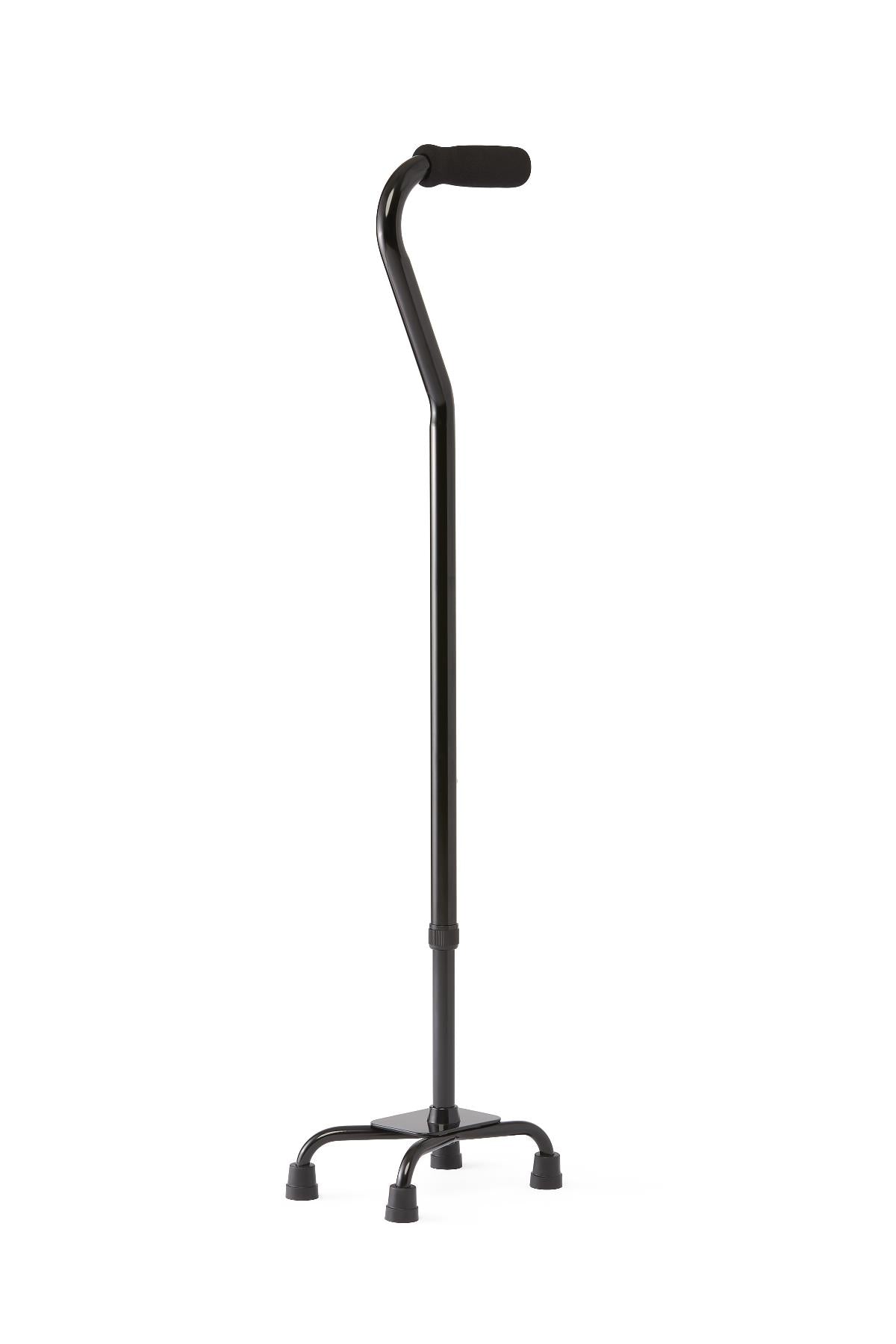 Standard Aluminum Cane with Adjustable Height - Lightweight Walking Support Cane