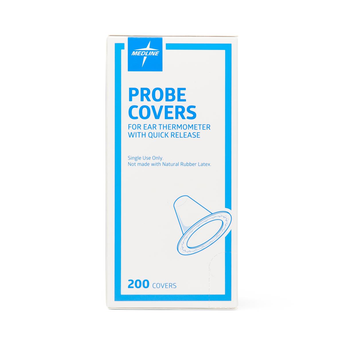 Medline Ear Thermometer Probe Cover - Hygienic Disposable Covers for Accurate Temperature Readings