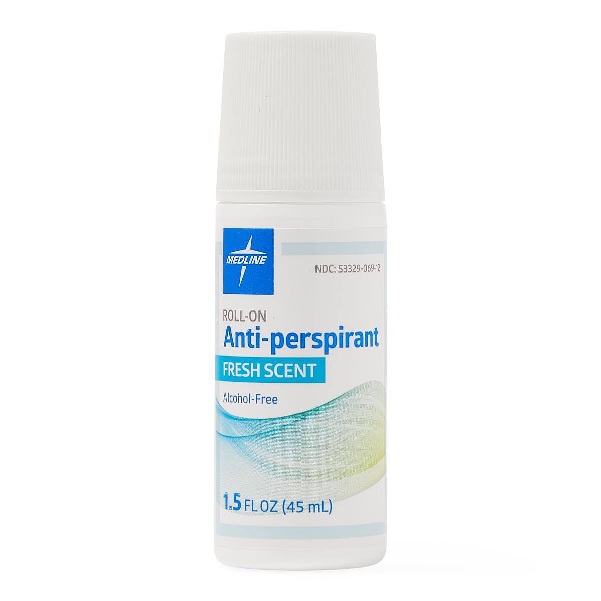 MedSpa Antiperspirant and Deodorant Roll-On, Unscented, 1.5 oz - Case of 96