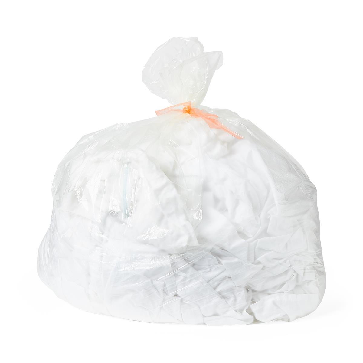 Water Soluble Clear Liner for Infectious Linen - PVA Biodegradable Laundry Bags (26x33, 28x39, 36x39 Inch)