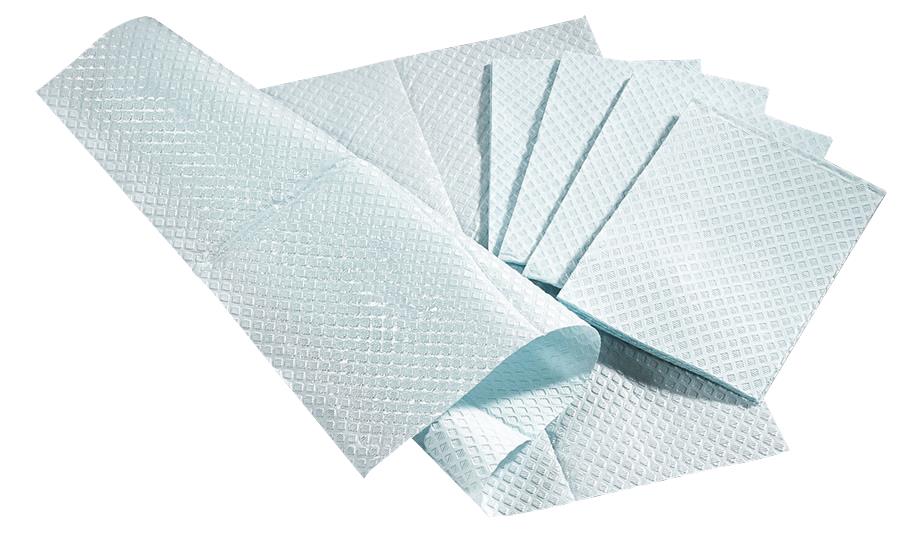 3-Ply Disposable Poly-Backed Tissues - 13x18 Inch Medical Grade Drape & Surface Protection
