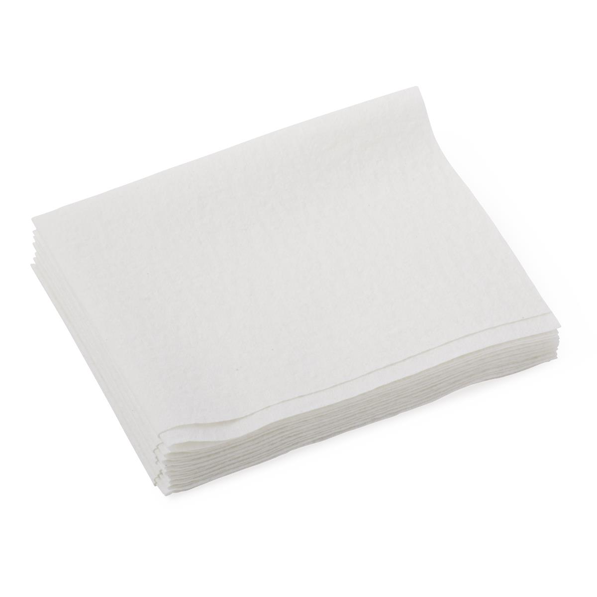 Deluxe Dry Disposable Washcloths - 10x13 Inch Extra-Strong Patient Care Wipes