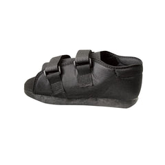 Semi-Rigid Post-Op Shoes - Open Toe Recovery Footwear with Rocker Sole, Hook & Loop Closure