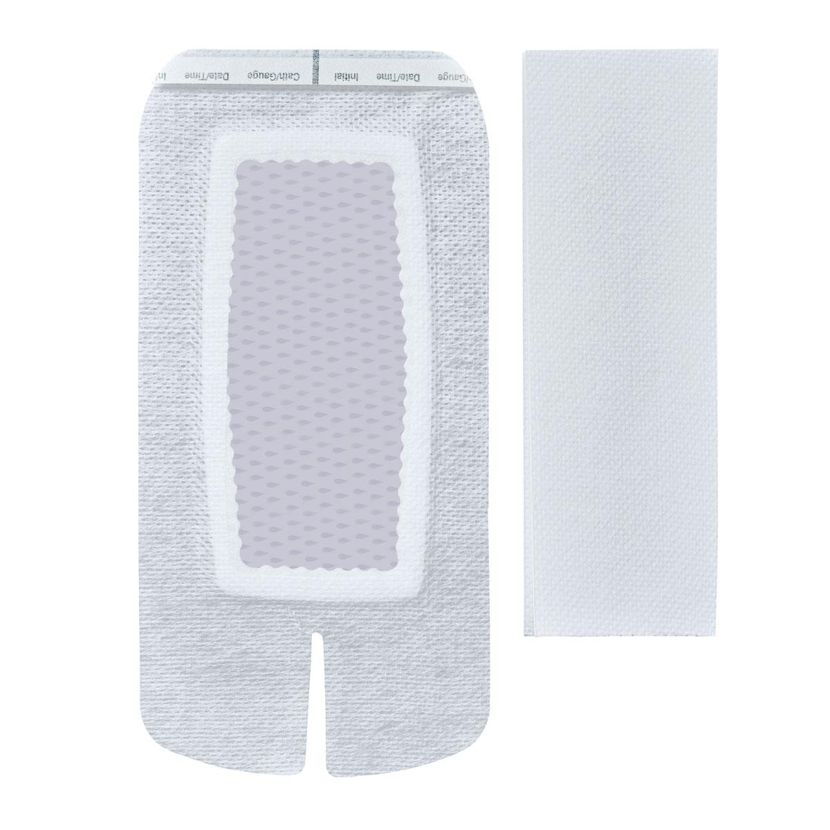 Premium Sterile Transparent Film Dressing with Absorbent Pad - Breathable Wound Care (Case of 50)