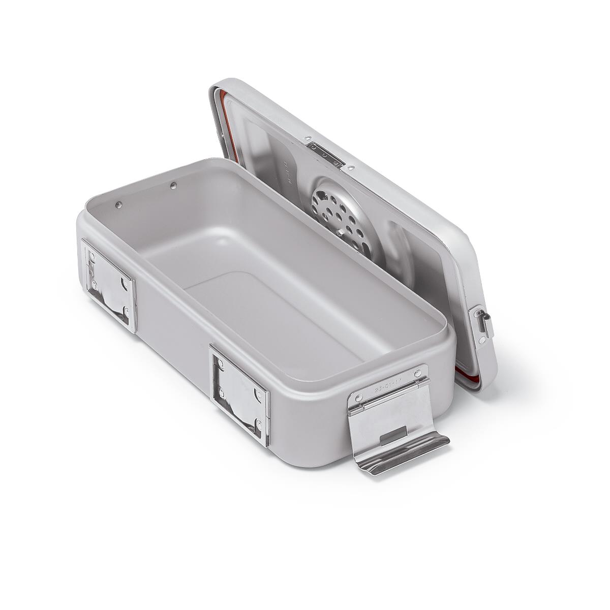 Medline TASKIT Mini Size Sterilization Container with Snap Lid - Reusable Instrument Sterilization System