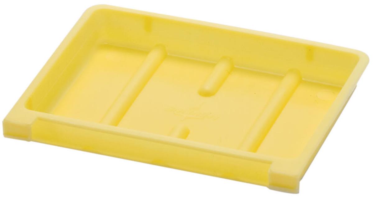 Plastic Soap Dish with Ridges, 3.75 x 2.75 x 0.5 Inch - Premium Bathroom Organizer