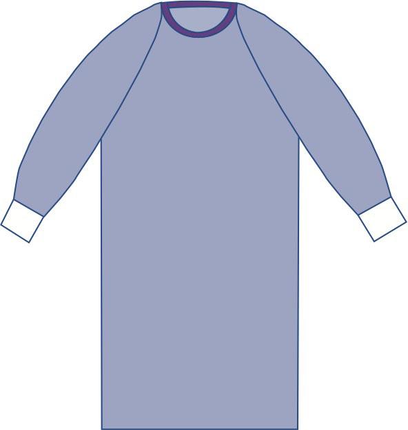 Sirus Nonreinforced Surgical Gown with Raglan Sleeves - AAMI Level 3 Protection