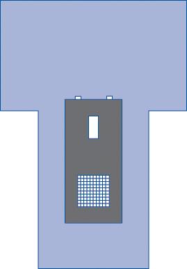 Medline Sterile Cystoscopy T-Drape - AAMI Level 4 Surgical Drape for Urological Procedures