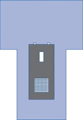 Professional Nonsterile Cystoscopy T-Style Drape 87"x60" - SMS 5-Layer Barrier Protection (Case of 80)