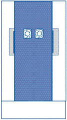 Medline Femoral Angiography Central Line Surgical Drape with Zip-Strip - Premium 5-Layer Nonwoven Barrier Protection