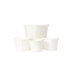 Disposable Paper Souffle Cups - Medical Grade Medication Distribution & Portion Control (0.5oz - 3.5oz)