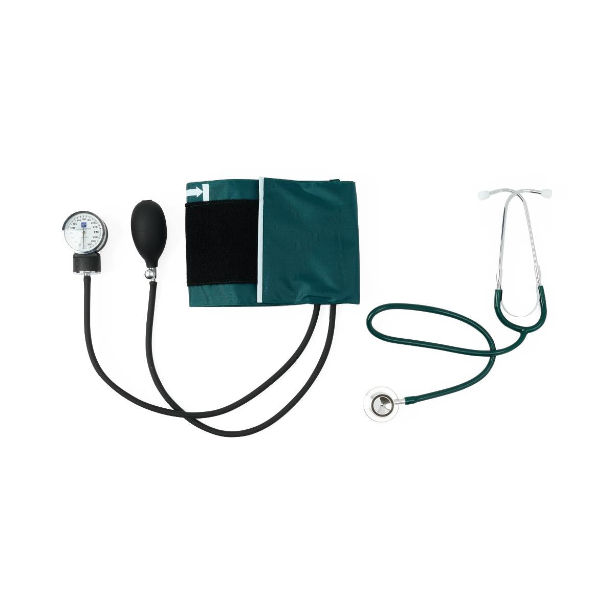 Professional Dual-Head Stethoscope and Blood Pressure Monitor Combo Kit