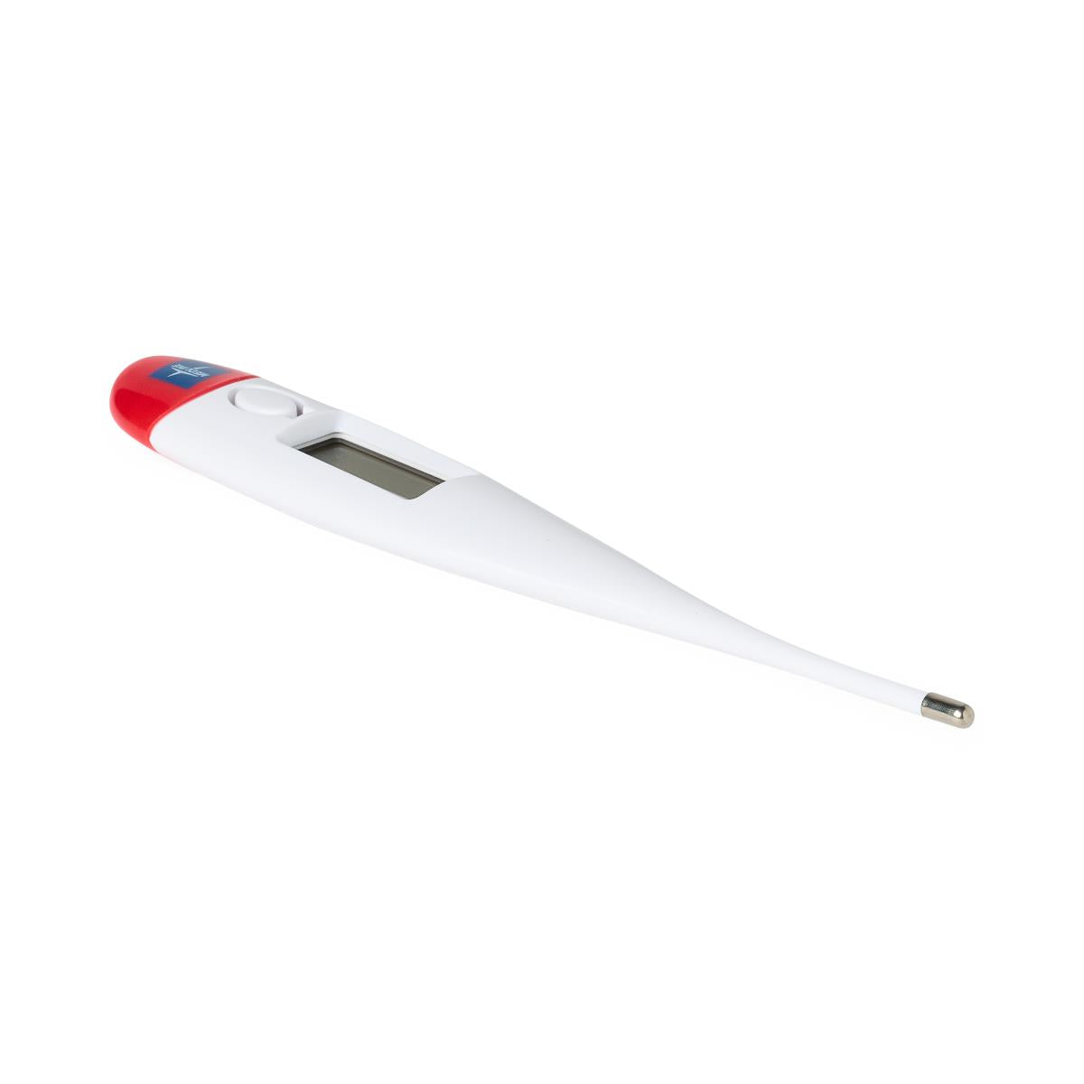 Professional 30-Second Digital Rectal Thermometer with LCD Display & 20 Probe Covers - Clinical Grade