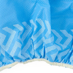 Medline Nonskid Spunbond Polypropylene Shoe Covers - Disposable Non-Slip Protective Footwear for Medical & Cleanroom Use