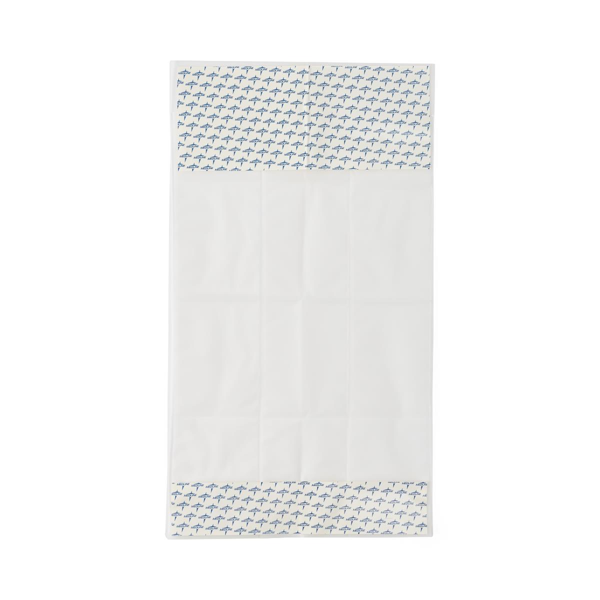 Medline Invisishield Instrument Pouch - Heavy-Duty Matte Film Medical Pouch with Aggressive Adhesive (6.75 x 11.5 inch)