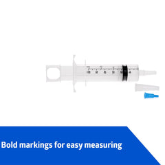 Medline Enteral Feeding Syringe 60mL with IV Pole Bag - DYND20335