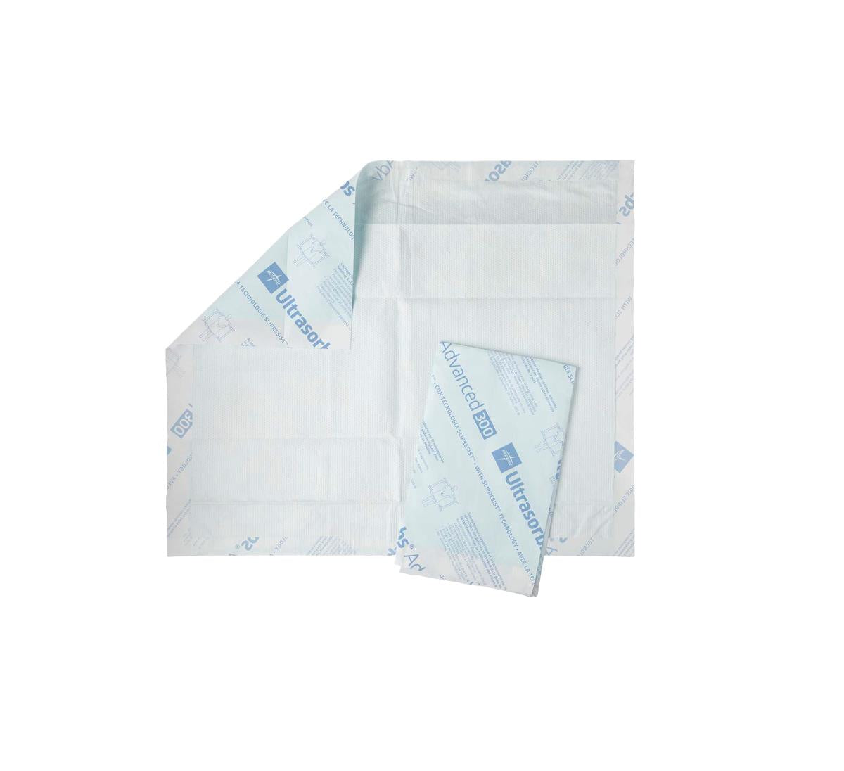 Medline Ultrasorbs Advanced Premium Underpads with SlipResist Technology - Extra Absorbency, 30" x 36" (Box/Carton)