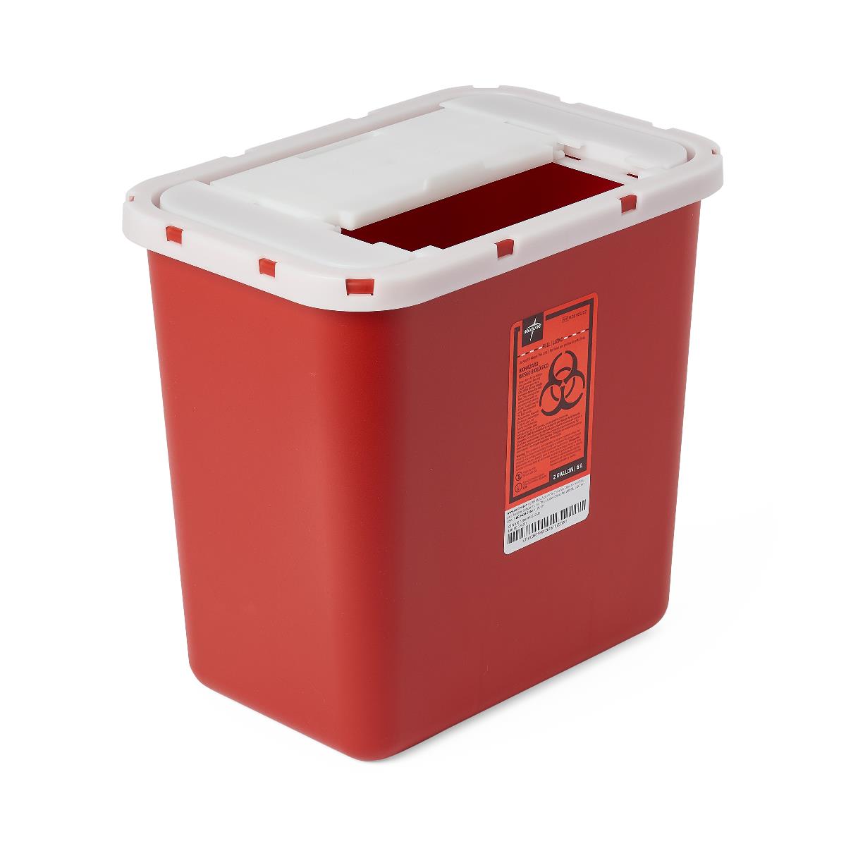 Multipurpose Sharps Container - Locking Medical Waste Disposal for Restricted Access Areas