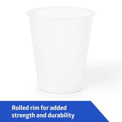 Medline Disposable Plastic Drinking Cups - Translucent Polystyrene Cups for Healthcare & Institutional Use (3.5oz to 16oz)