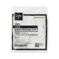 Disposable Vinyl Blood Pressure Cuff Child Size - Single-Patient Use with Bayonet Connector - Box of 5