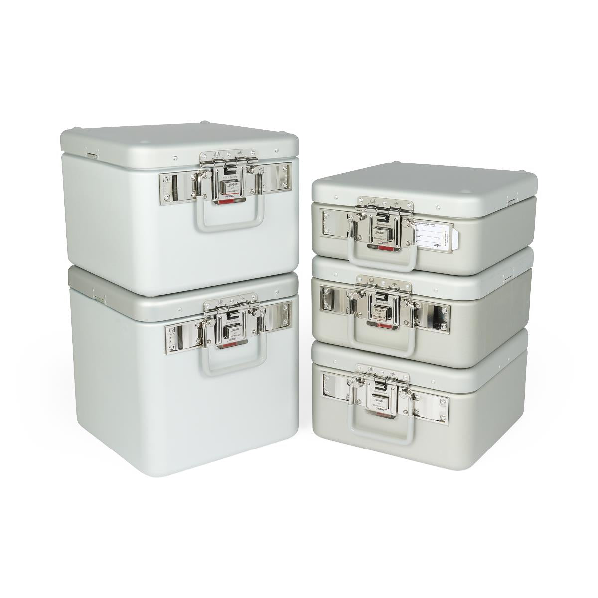 3/4 Size Sterilization Container with Lid and Handle - Premium Surgical Instrument Storage System