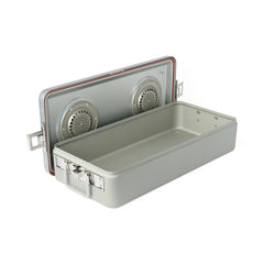 Medline Steriset Sterilization Container With Lid And Handle - Professional Grade Surgical Instrument Storage System