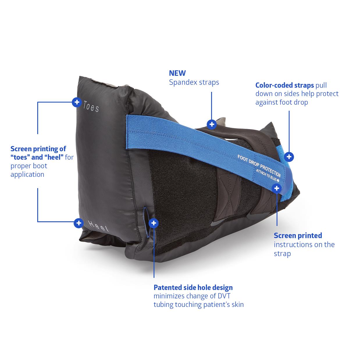 HeelMedix Advanced Heel Protector with Stabilizing Wedge - Pressure Relief Boot