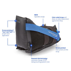 Medline HeelMedix Advanced Heel Protector - Premium Pressure Relief Boot for Heel Protection
