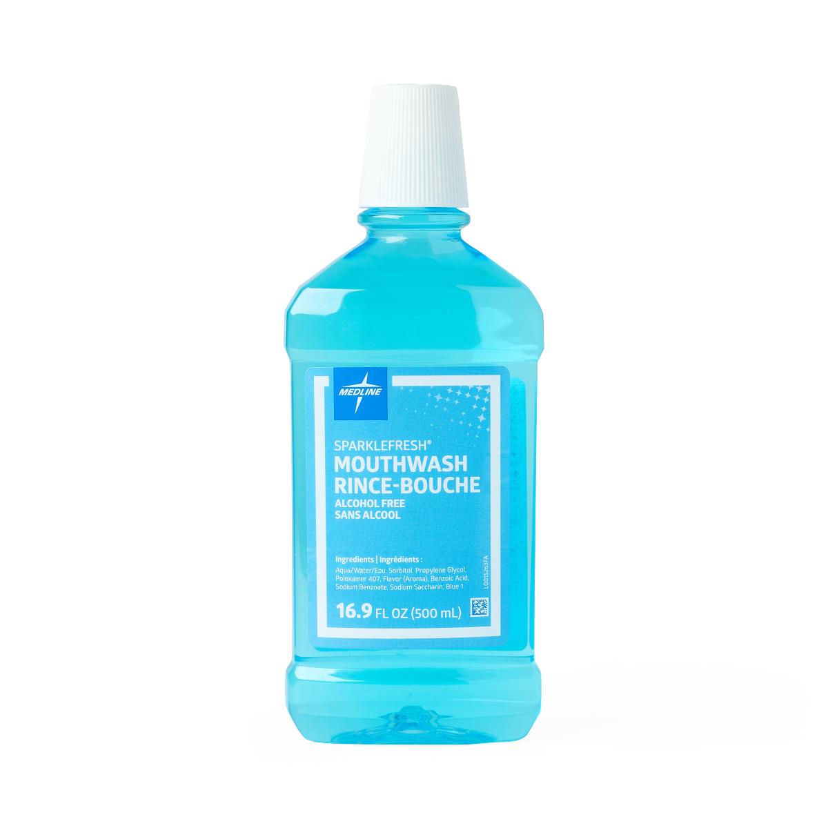SparkleFresh Alcohol-Free Mouthwash - Gentle Formula for Sensitive Gums