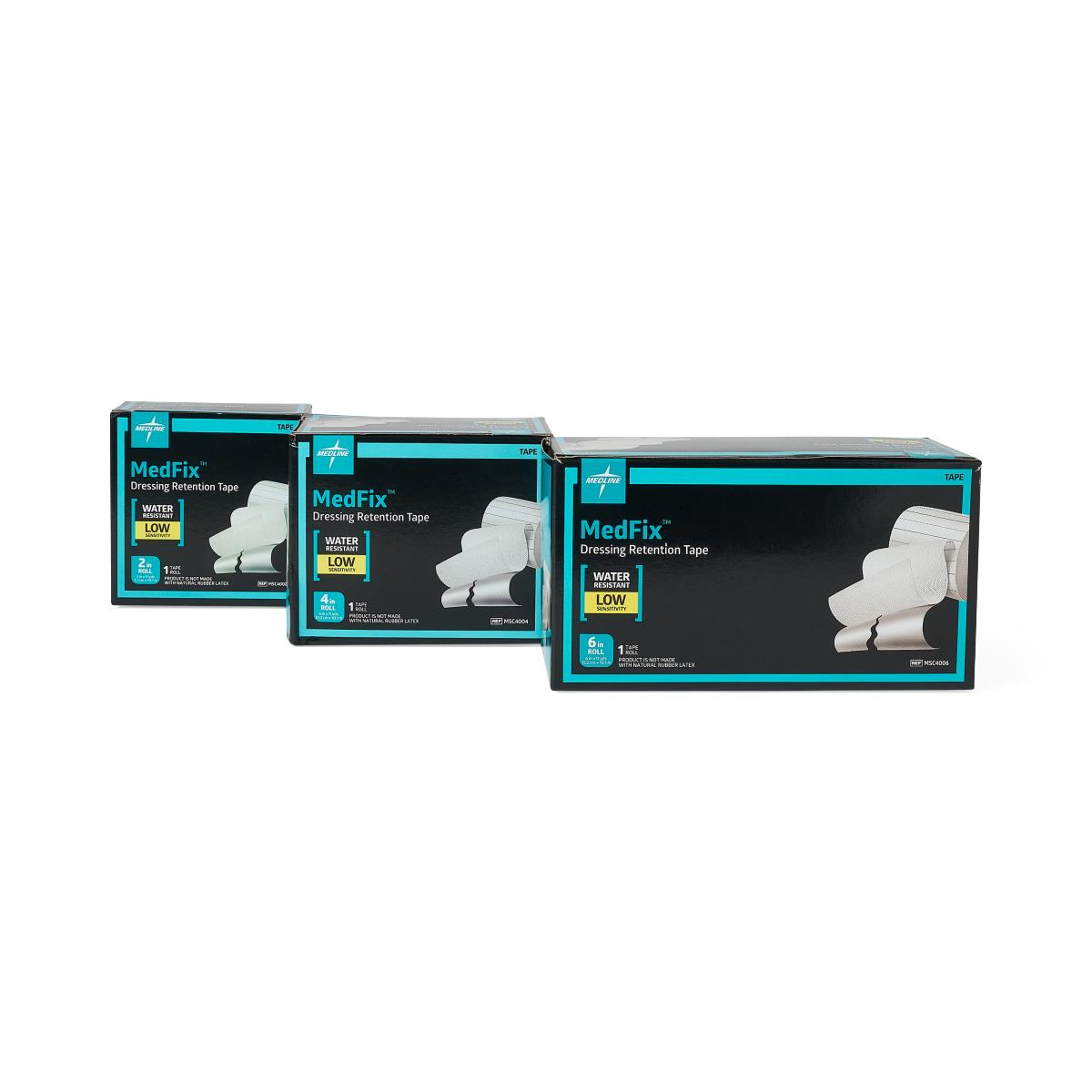 Medfix Dressing Retention Tape - Low-Sensitivity Adhesive for Wound Care & Tube Securement