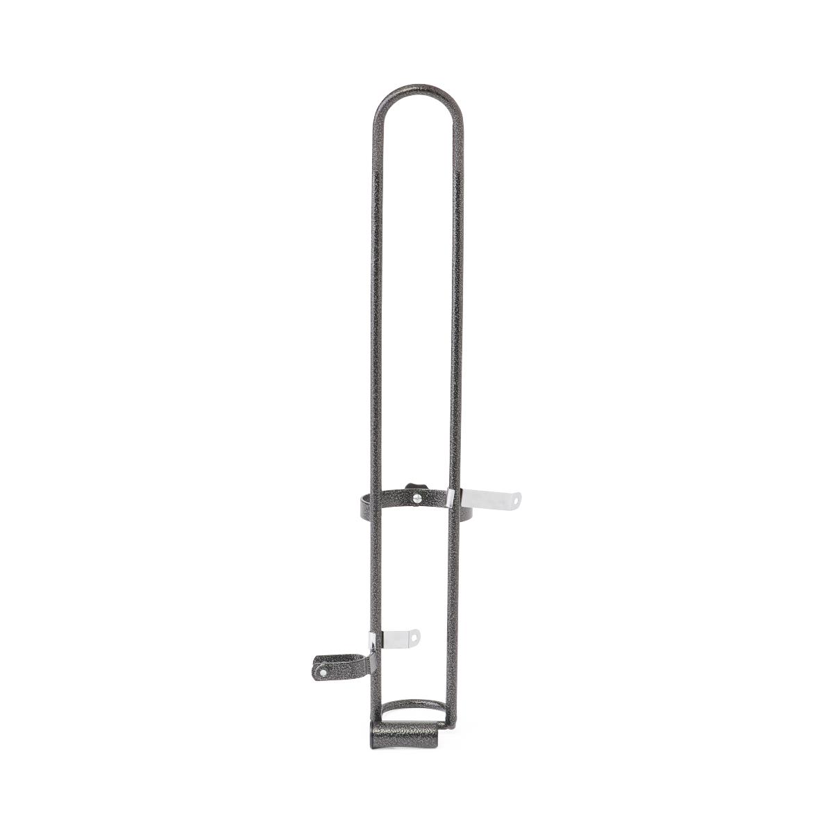 Wheelchair Oxygen Holder and IV Pole Combo Unit - 74 Inch Steel Medical Equipment Attachment