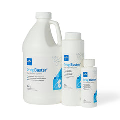 Medline Drug Buster Drug Disposal System - Safe Medication Disposal Solution (4oz, 16oz, 64oz)