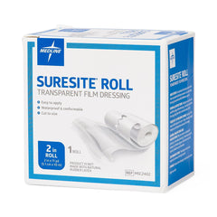 SureSite Transparent Film Dressing Roll - Waterproof Wound Care & IV Site Protection