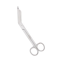 Professional Lister Safety-Angled Bandage Scissors, Sterile, 7.25 Inch - Stainless Steel Surgical Grade