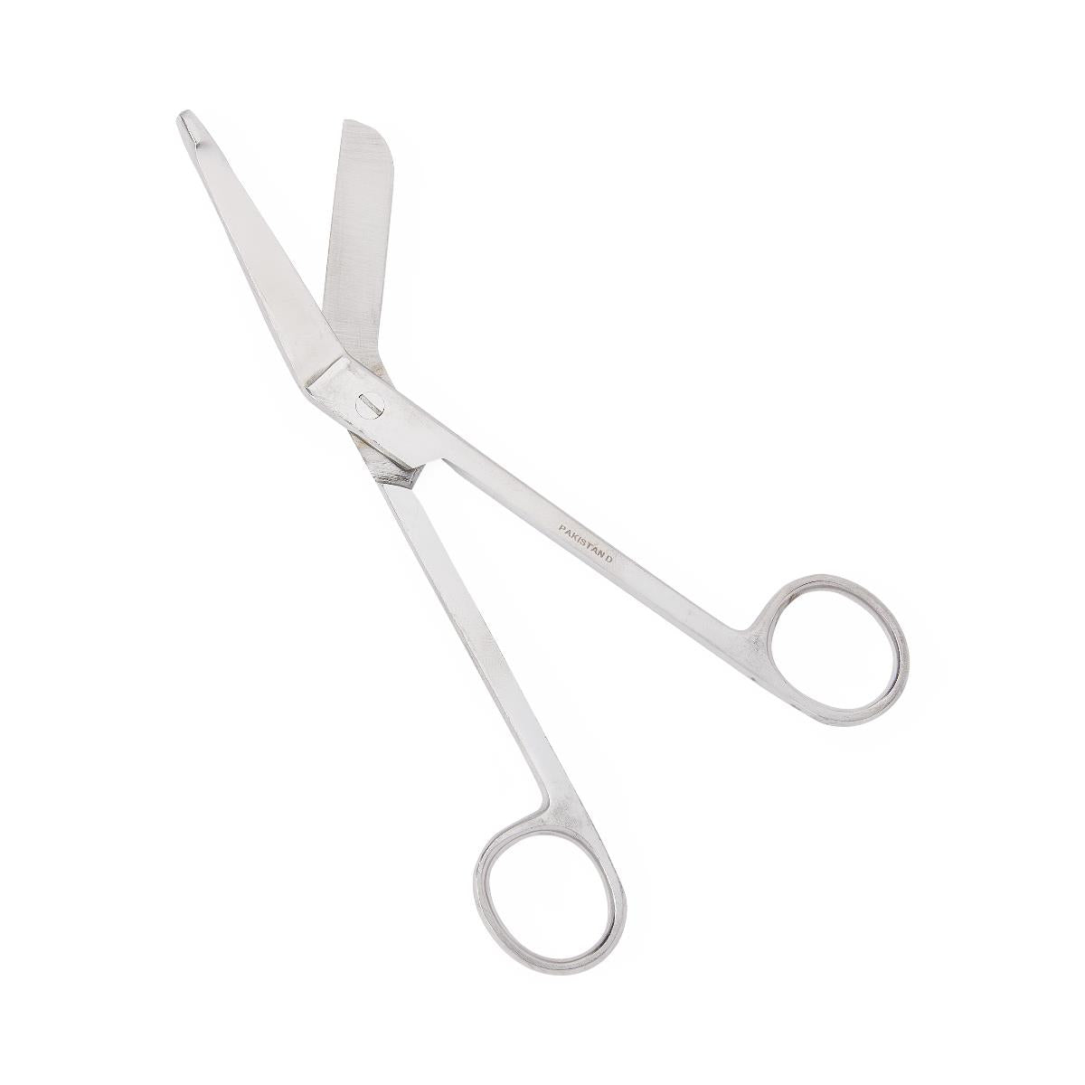 Professional Lister Safety-Angled Bandage Scissors, Sterile, 7.25 Inch - Stainless Steel Surgical Grade