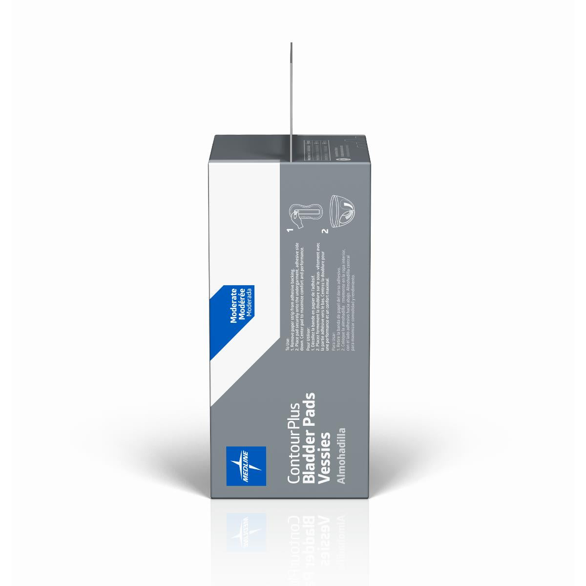 Medline ContourPlus Bladder Control Pads - Discreet Incontinence Protection with Superior Absorbency