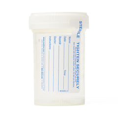 Medline Sterile Specimen Container for Pneumatic Tube Systems - 4 oz (120 mL) with Screw Cap