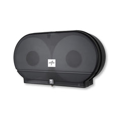 Medline Single-Roll Small Core Toilet Paper Dispenser, 9 Inch - Wall Mount Bathroom Tissue Holder