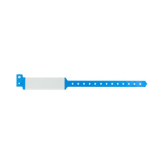 Tri-Laminate Patient ID Wristbands - 12 Inch Tamper-Evident Hospital Identification Bands