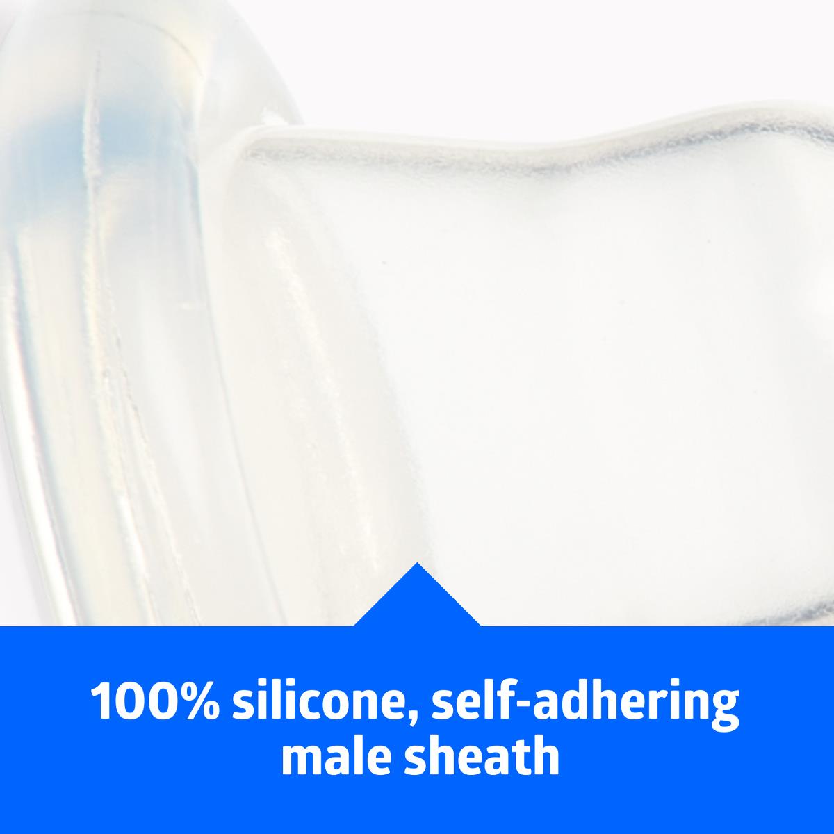 Medline Exo-Cath Type 1 Super Soft Silicone Male External Catheters - Self-Adhering Urinary Incontinence Solution