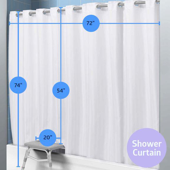 Medline Bathe Safe and Easy Kit for Caregivers - Transfer Bench, Shower Curtain & Loofahs
