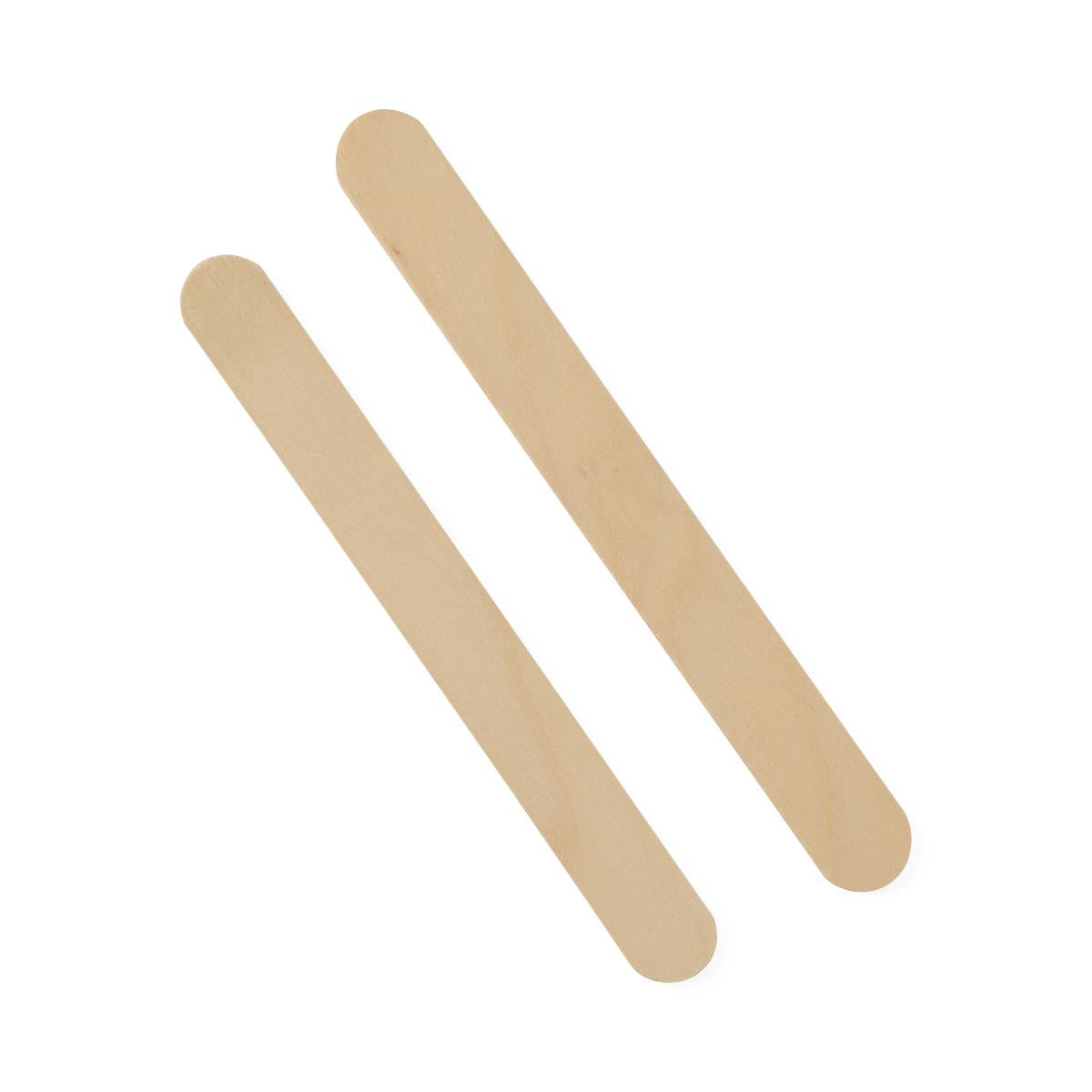 Sterile Tongue Depressors - Medical Grade Wood, Individually Wrapped, Splinter-Free