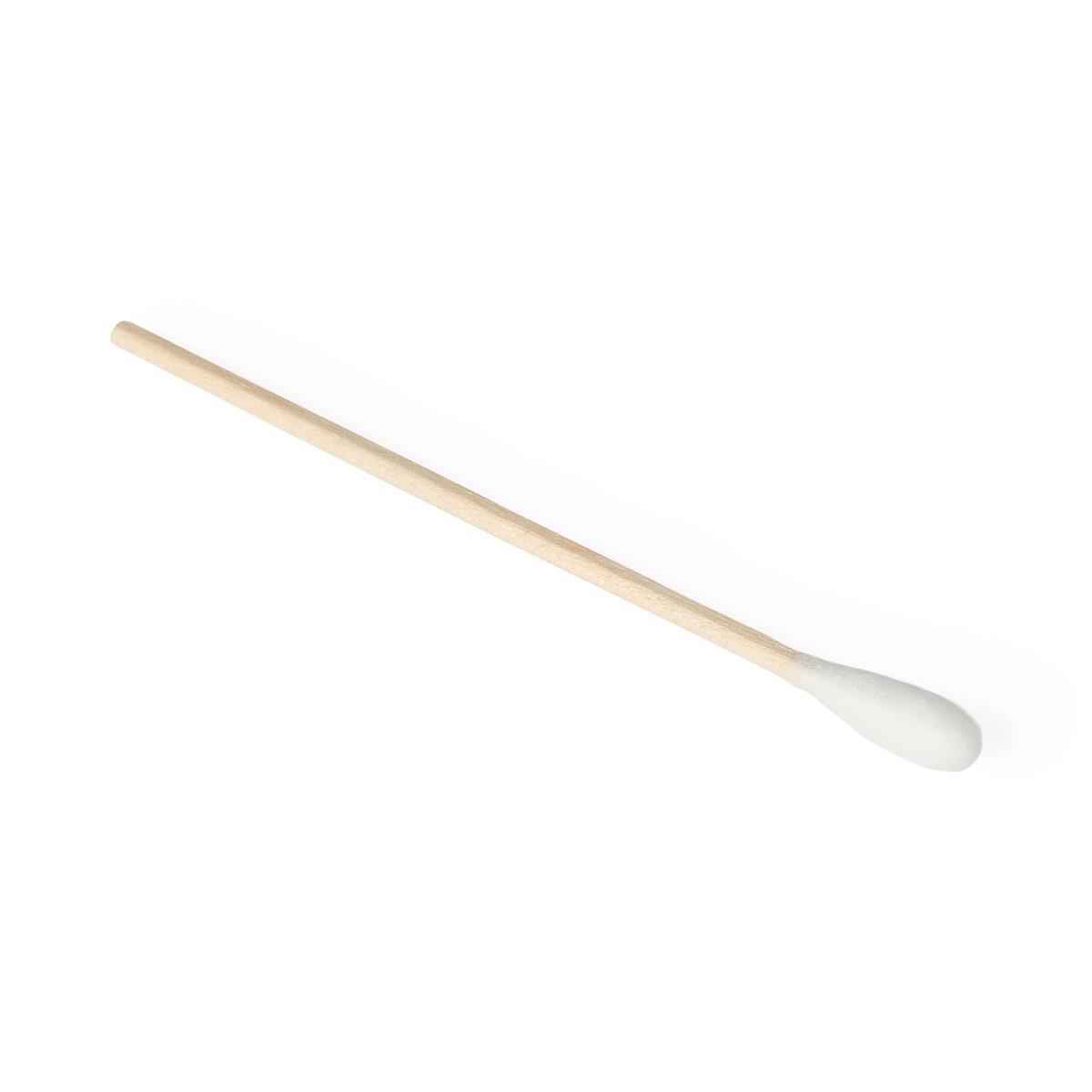 Nonsterile Cotton-Tipped Wood Applicator - 100% Cotton Tip for Wound Care, Specimen Collection & Topical Application