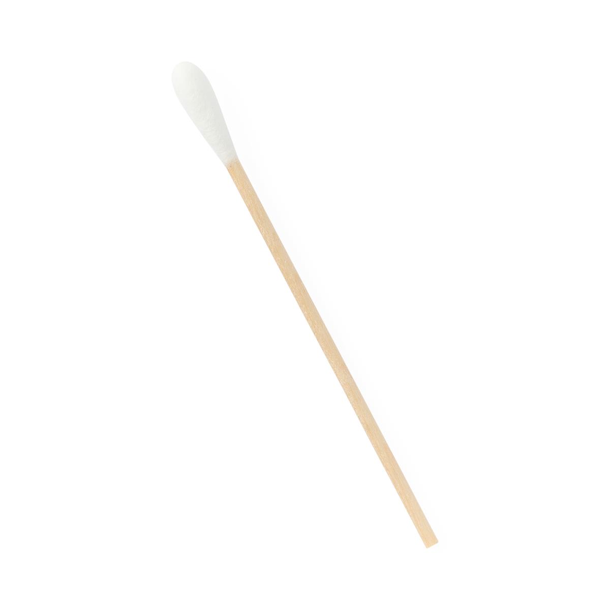 Nonsterile Cotton-Tipped Wood Applicator - 100% Cotton Tip for Wound Care, Specimen Collection & Topical Application