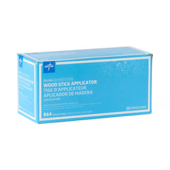 Medline Nonsterile Wooden Applicator Sticks, 6 Inch - Multipurpose Lab & Clinical Use (Box of 1000)