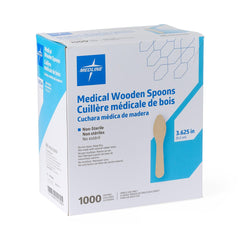 Wooden Medical Spoon, 3 5/8" - Premium Disposable Medication Dispensing Tool (Box of 1000)