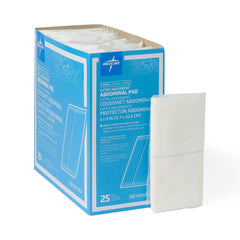 Sterile Abdominal Pad - Super Absorbent Wound Dressing with Sealed Edges (Multiple Sizes Available)