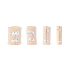 Medline Soft-Wrap Elastic Bandages - Premium Support & Compression Wrap with Closure Clips